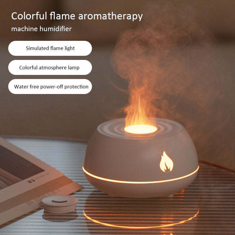 USB Flame Humidifier Aromatherapy Diffuser